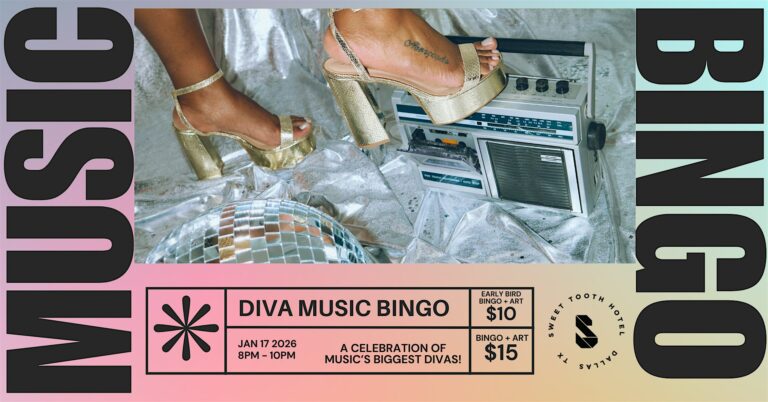 Divas Music Bingo at Sweet Tooth Hotel at Sweet Tooth Hotel Flagship - Downtown Dallas