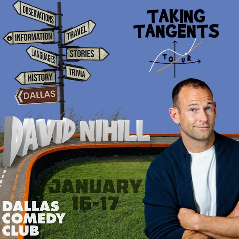 Dallas Comedy Club Presents: DAVID NIHILL at Dallas Comedy Club
