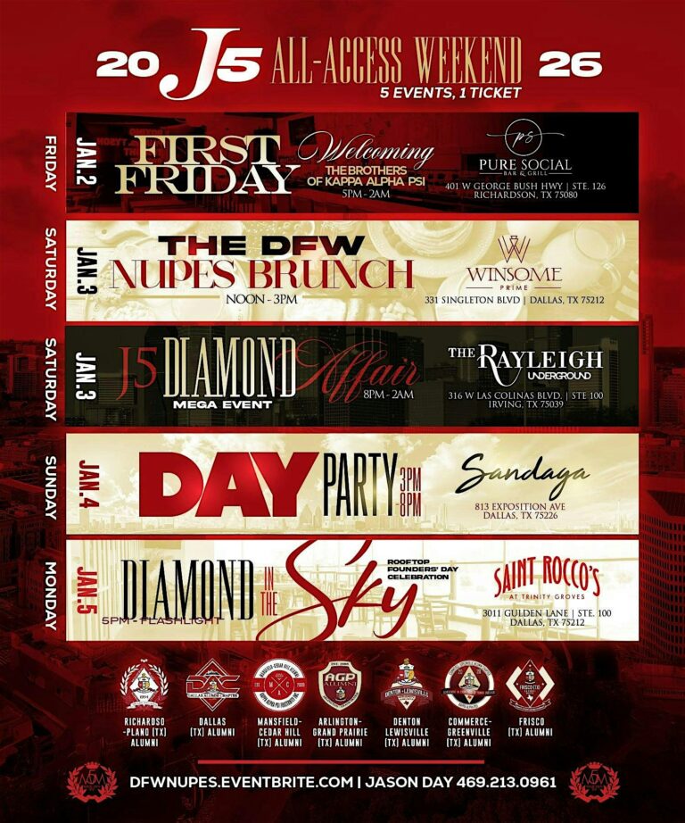 KAPPA ALPHA PSI♦️J5 ALL ACCESS WEEKEND TAKEOVER{5 EVENTS-1 TICKET} at Rayleigh Underground