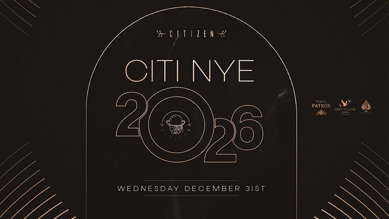 CITIZEN NEW YEAR'S EVE 2026 at Citizen Dallas